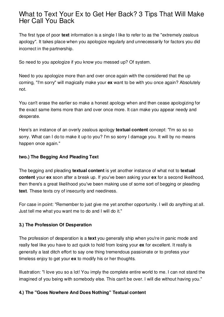 What To Do When You Scantiness To Text Your Ex What To Do When You Want To Text Your Ex